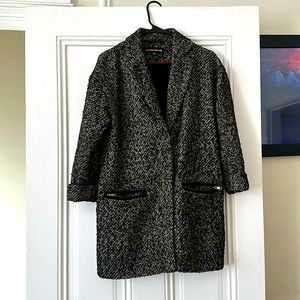 Warehouse textured oversize coat US 6